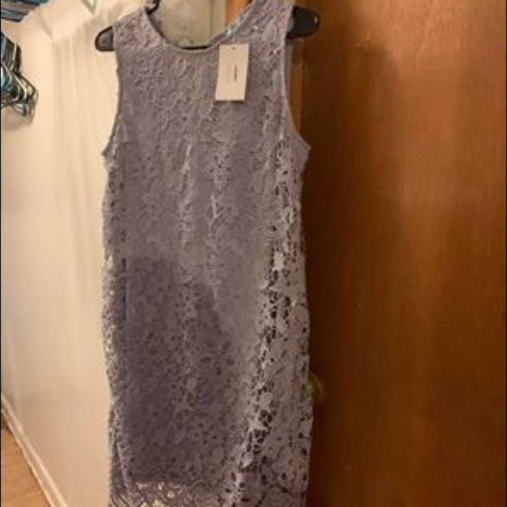 SHE and SKY Bluegrey dress Large